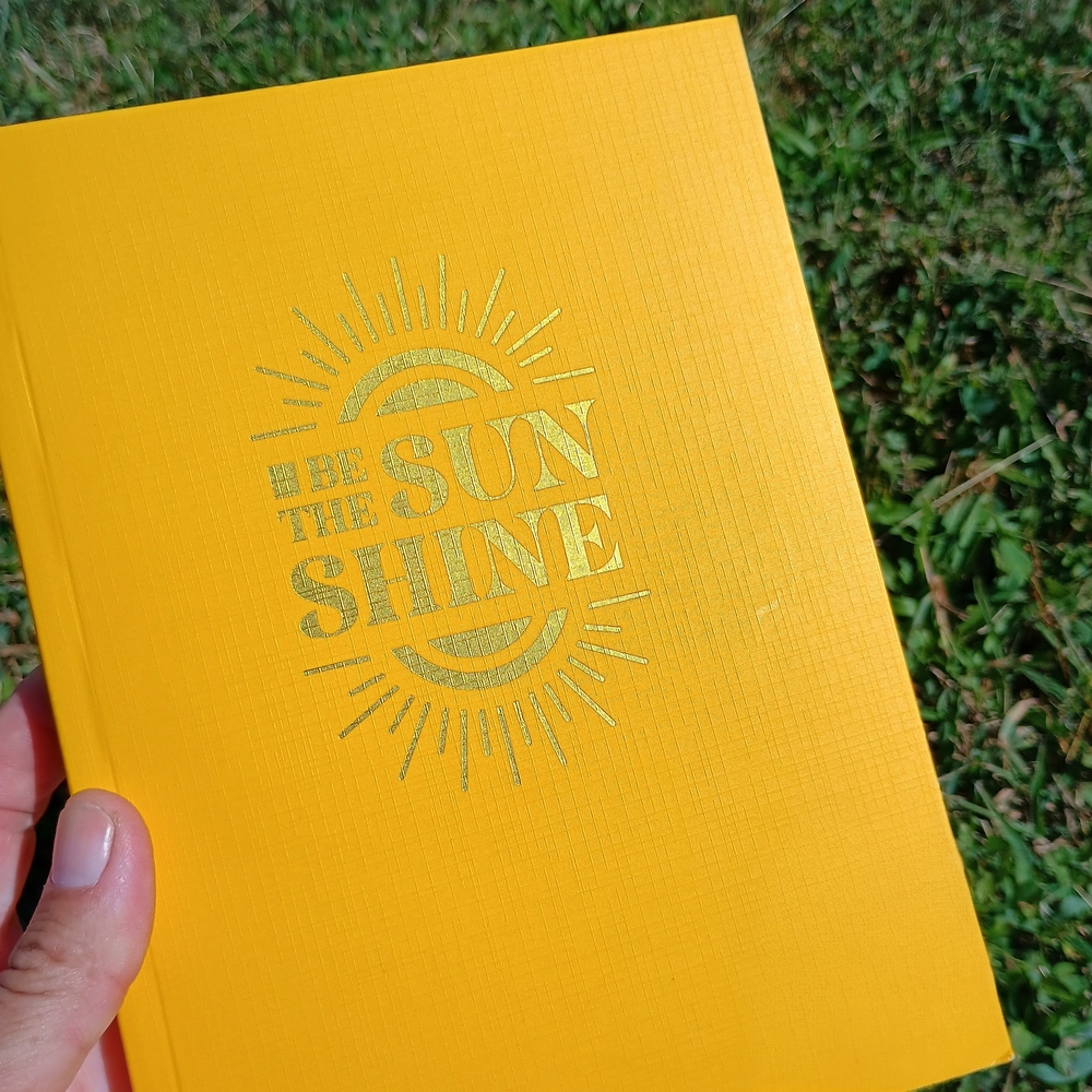 Pretty 100 page journal / notebook / diary w inspirational quote, back-to-school